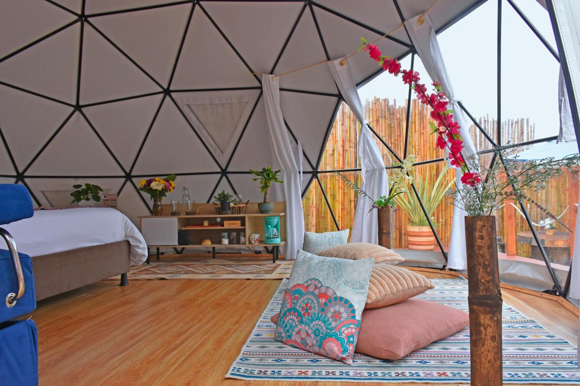 Glamping Claro De Luna Guatavita Exterior photo